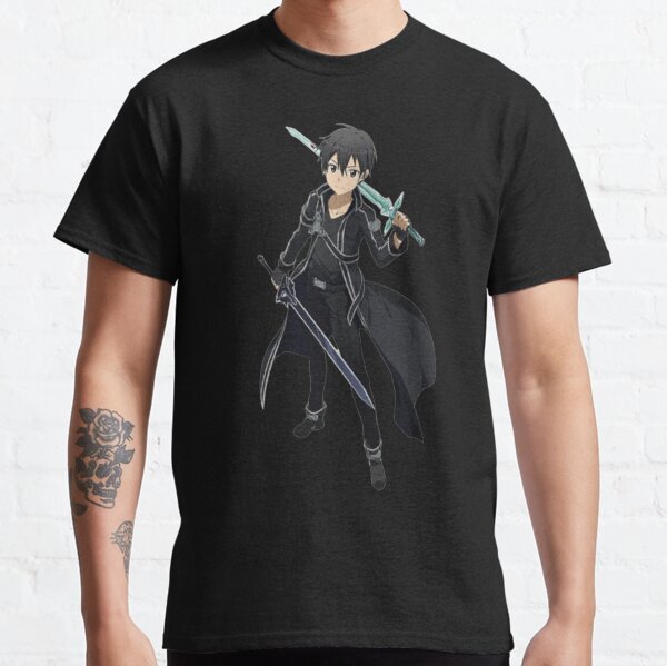 Kirito SAO Classic T-Shirt RB0301 product Offical sword art online Merch
